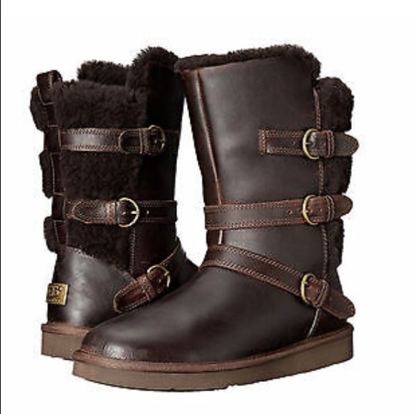 UGG Shoes - UGG Chocolate Beckett Boots Lined Water-resistant